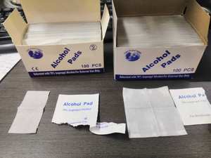 Индивидуальные одноразовые спиртовые салфетки, Заводские салфетки с логотипом для дезинфекции, антисептики - Product Image 2