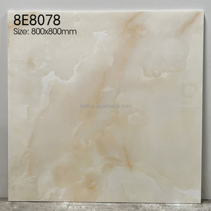 Elegante azulejo de porcelana con efecto de piedra de Jade pulido, estilo moderno atemporal, diseño de suelo ambiental para decoración del hogar, habitación, apartamento - Product Image 5