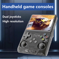 Console de Jeu Portable R40S Pro Rétro 256G, Intégrant Plus de 30 000 Jeux Classiques, Appareil de Jeu Portable avec Écran HD 3.5" et Sortie TV HD-MI