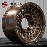 Jante HODEA 17x9 forgée avec système Beadlock, 6x139.7, jante tout-terrain durable pour Toyota, Nissan, Ford, Tacoma, 4Runner, D-Max