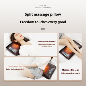 10 Motor 8 Cabezal de masaje portátil hogar multifuncional amasado omnidireccional compresa caliente vibración almohadilla de masaje corporal - Product Image 4