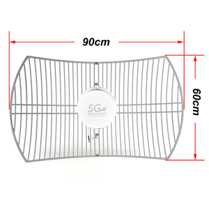 Amplificador Inalámbrico Omnidireccional De Largo Alcance Antena WiFi 5G Para Exteriores 600-6000MHz 24dBi Antena De Rejilla De Gran Alcance - Product Image 6
