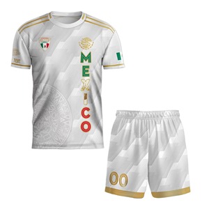 Camisetas de fútbol de México 2026 al por mayor, personalizadas por sublimación, versión retro para jugadores, para adultos y niños - Product Image 6