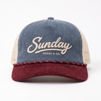 Casquette de camionneur à 5 panneaux, impression personnalisée professionnelle, Logo brodé, maille, mousse de qualité supérieure