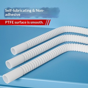 Tuyau F46 blanc laiteux en PTFE <span class=keywords><strong>PFA</strong></span> transparent pour tuyau corrugué, anti-corrosion, résistant aux hautes températures, FEP - Product Image 5
