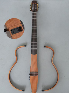 <span class=keywords><strong>Guitarra</strong></span> Clásica Eléctrica Silenciosa con Abeto, Palosanto y Caoba en el Fondo/Laterales para Música <span class=keywords><strong>SG</strong></span>-39 - Product Image 3