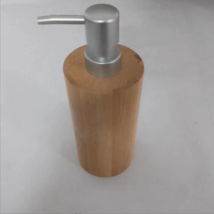 Four-Piece <strong>Bamboo</strong> Bathroom <strong>Set</strong> Shampoo and Body <strong>Wash</strong> Containers Suite - Product Image 2