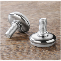 M6/8/10 Pieds de meubles réglables en métal Pieds de meubles en plastique pour table, chaise, canapé, armoire