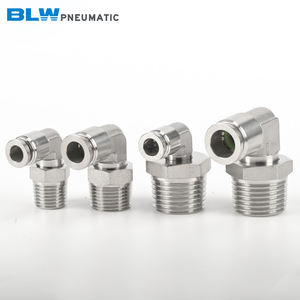 تركيبات هوائية من المعدن المقاوم للصدأ 8-<span class=keywords><strong>PL</strong></span> تركيب هوائي من الكوع الذكور 01 S مع مقاومة 1.6MPa ،-20-~ ℃ - Product Image 6