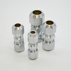 Fournisseur en gros de raccords de compression pour tuyaux en cuivre de 10-10 mm, conduites et accessoires directement de l'usine - Product Image 3