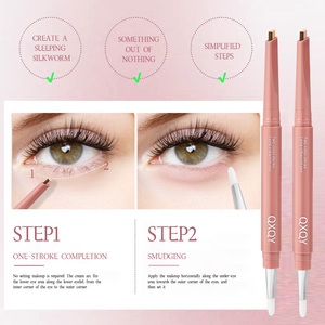 Private Label Brightening Pearlescent <b>Silkworm</b> Eyeliner Pencil Double Head Waterproof Long Lasting Eyeliner Pen for Makeup - Product Image 6