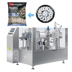 Hot Selling Automatic Frozen Food Doypack Packaging Machines Fish Shrimp Packing Bagging Machine
