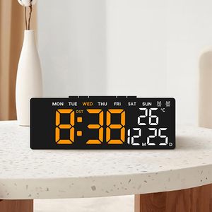 Horloges de table numériques USB multifonctions à LED modernes, horloges de chevet intelligentes, horloges de bureau - Product Image 3