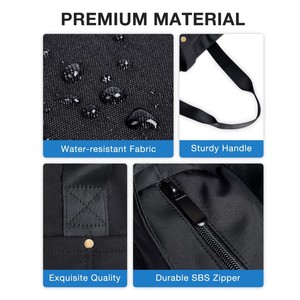 Túi Tote Canvas In Chữ Cá Nhân Hóa, Logo Tùy Chỉnh, Túi Nylon Có Quai Dài Có Thể Gấp Gọn, Dành Cho Phụ Nữ Sử Dụng Hàng Ngày - Product Image 2