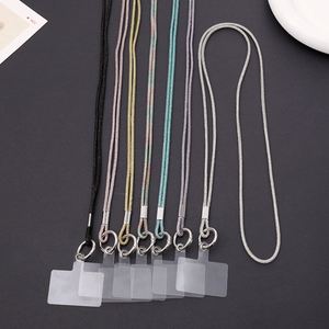 En gros, Cordon de téléphone de luxe en strass, Chaîne bandoulière scintillante effet diamant avec patch transparent anti-perte et sangle antichoc - Product Image 1