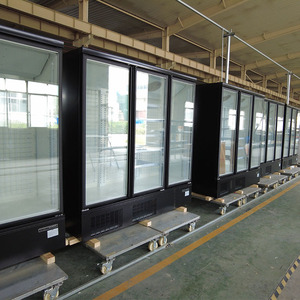 Commercial Optional 2/3/4 Glass Door Display Cabinet Upright Freezer Refrigerator <b>Fridge</b> DDU <b>Fridge</b> Freezer DDU - Product Image 1