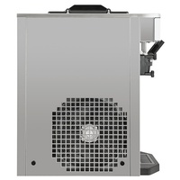 Nouvelle machine à glace molle commerciale automatique à 3 saveurs, haute productivité, en acier inoxydable, compatible avec le yaourt, le lait et l'eau