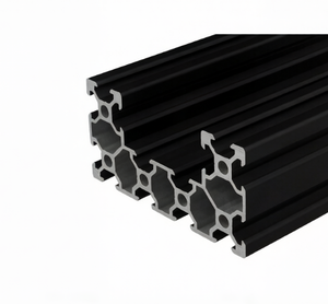 โปรไฟล์อะลูมิเนียมมาตรฐานยุโรป 4080 6000 ซีรีส์ T5 สีดำ แบบ V-slot สำหรับประกอบเคสคอมพิวเตอร์ DIY พร้อมบริการตัดตามแบบ - Product Image 1