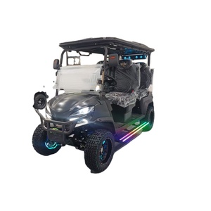 Carrito de Golf Eléctrico Todoterreno con Gancho de Remolque y Cabrestante, 5-6 Asientos, Estructura de Acero de Alta Resistencia, Alcance de 70-90 km - Product Image 1