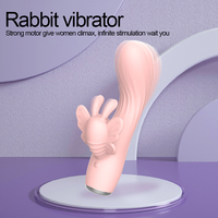 Leistungs starkes wiederauf lad bares 10-Frequenz-Kaninchenvibrator- G-Punkt-Klitoris-Massage gerät für Frauen mit vaginaler Anal stimulation Sexspielzeug