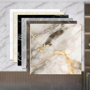 Hot Selling 30x30cm Oil-Proof PET PVC Marble <strong>Tile</strong> <strong>Sticker</strong> Peel And Stick Wall Panel For Kitchen Backsplash - Product Image 1