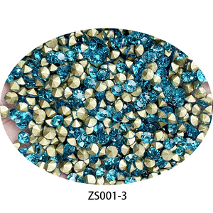 Hight Chất Lượng Pointback <span class=keywords><strong>Rhinestone</strong></span> Cắt Pha Lê Hạt Chaton ss0-ss49 Thủy Tinh Máy Cắt Lỏng Chỉ Trở Lại Thạch - Product Image 3