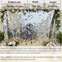 Rideau de fond scintillant doré à paillettes pour la décoration de mariage et de fête