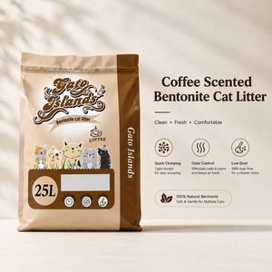 Litière pour chat en bentonite de qualité supérieure, sable sanitaire pour chats, forte absorption, contrôle des odeurs, faible poussière, vente en gros - Product Image 1