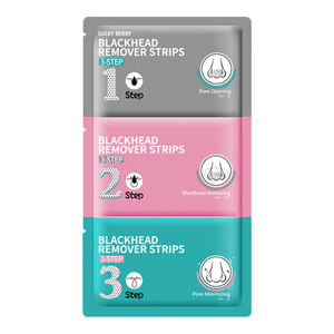 3 bước làm sạch sâu thu nhỏ lỗ chân lông làm sạch mụn đầu đen và mụn đầu trắng <span class=keywords><strong>Remover</strong></span> Kit mũi lỗ chân lông chăm sóc dải - Product Image 6