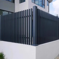 Vallas de Aluminio de Diseño Europeo Personalizadas para Jardín, Hogar, Patio Trasero, Piscina, Valla Exterior de Madera, Plástico y Compuesto