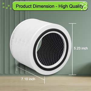 Filtro <span class=keywords><strong>de</strong></span> Repuesto Compatible con el <span class=keywords><strong>Purificador</strong></span> <span class=keywords><strong>de</strong></span> <span class=keywords><strong>Aire</strong></span> <span class=keywords><strong>LEVOIT</strong></span> Core 300-RF, Filtro HEPA 3 en 1 True H13, Prefiltro <span class=keywords><strong>de</strong></span> Carbón Activado, Portátil - Product Image 2