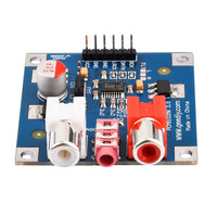 PCM5102/PCM5102A I2S Input DAC Modul Papan Dekoder Audio 3.5Mm Output Stereo Kartu Suara HiFi untuk Raspberry Pi/Arduino DIY