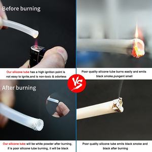 أنابيب سيليكون مبركنة بلاتينيوم مقاومة للحرارة صحية مناسبة طبيًا - Product Image 2