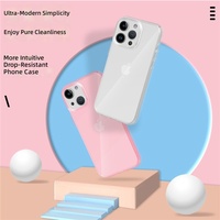 Casing HP Anti-Shock Tebal Pola Robot Transparan untuk iPhone 18 Pro Max 15 14 13