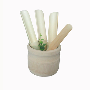 Moule en tube pour pâte de crevettes en bambou, ustensile de table créatif pour restaurant de fondue, outil de présentation personnalisé avec gravure - Product Image 4