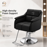 Nouvelle Chaise de Barbier Commerciale Spéciale, pour Teinture et Permanente, en Acier Inoxydable, avec Fonction Pivotante et Relevable, Design Moderne, Marque Mason