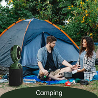 Portable 16000mAh Rechargeable USB Power Bank Éclairage De Voiture Pulvérisation 3 Niveaux De Vitesse Du Vent Pour Camping En Plein Air Utilisation De La Voiture Humidifier