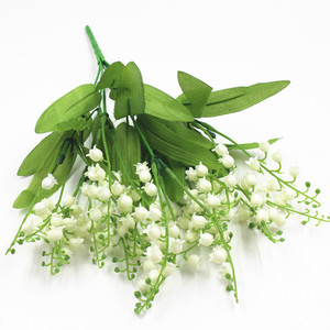 Mughetto Bouquet da sposa Real Touch fiori artificiali in plastica tavolo <span class=keywords><strong>centro</strong></span> pezzo decorazioni per matrimoni mughetto - Product Image 2