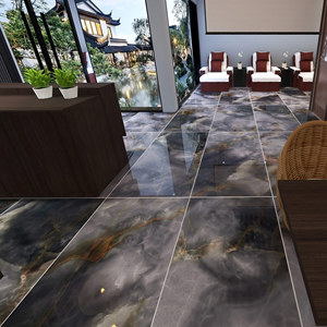 75x150cm đầy đủ cơ thể bóng tối ngọc bích gốm nội thất gạch cho căn hộ tráng men đánh bóng Sứ sàn đá cẩm thạch tường gạch - Product Image 5