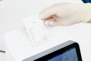 पशु चिकित्सा चिकित्सा शुष्क रसायन विज्ञान पूरी तरह से ऑटो जैव रासायनिक विश्लेषक रक्त परीक्षण मशीन - Product Image 3