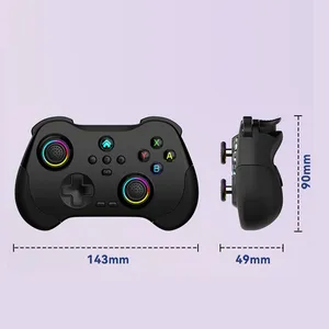 Rgb Wireless Controller 6-axis Motion Sensor Console -compatible Support for Deck Ps3 Ps4/ps3/switch/steam Deck - Product Image 6