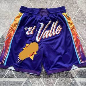 Saldi 2024 Short da Basket Vintage con Logo Personalizzato Nuove Tendenze in Rete di Poliestere da Uomo - Product Image 4