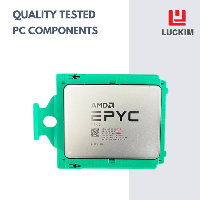 EPYC 7742 64-Core 128-Thread Server CPU 2.25-3.4GHz 256MB Cache SP3 225W
