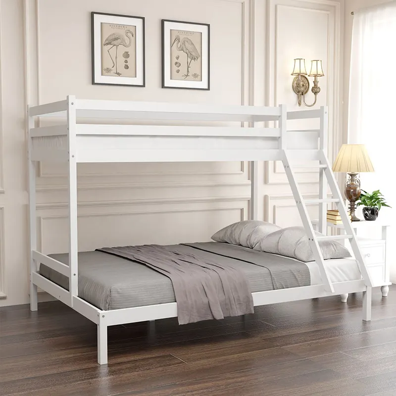 Sampel Tersedia Pabrik Harga Penjualan Mebel Asrama Set Kayu Bunk Bed Dijual