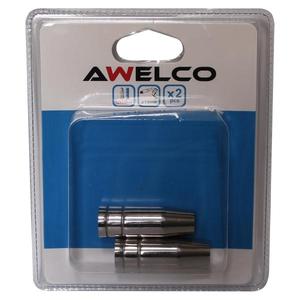 AWELCO - 91550/S MIG 25 Buse à gaz cylindrique (2 pièces) -SOUDAGE EAN 8004386915509 - Product Image 1
