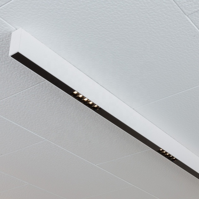 SAA/SASO/ERP/CE Hot Sale with Dimmable with Dali 0-10v Driver Slimline Led Linear Ceiling Light Grille Light for Project