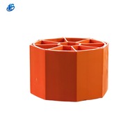 Conduite alvéolée en PVC multi-voies pour le passage de câbles à fibres optiques enterrés sous les tunnels de traversée autoroutière