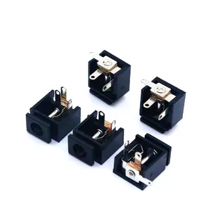 DC009 25 5.5 2.1 2.5 mm circuit board PCB card slot type power supply connector female socket jack
