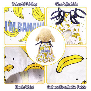 फैमिचीयर पालतू पिल्ला कुत्ता राजकुमारी पोशाक कपड़े लड़की प्यारा कुत्ता प्यारा उष्णकटिबंधीय कुत्ता पोशाक कपास ग्रीष्मकालीन पोशाक ओपी बैग टिकाऊ - Product Image 2