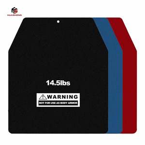 Piastre da allenamento da 14,5 libbre piastra di armatura in acciaio per gilet tattico da allenamento Fitness - Product Image 1